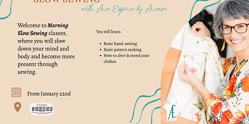 Morning Sewing classes 4th Thursday