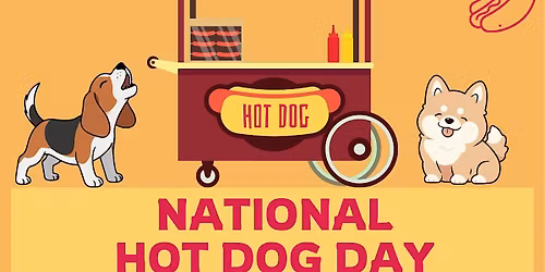 Adopt a Stuffed Dog!-- National Hot Dog Day & Dog Days of Summer