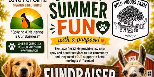 Fundraiser at Wild Woods Farm!