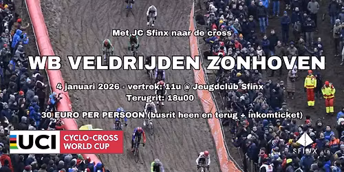 Met JC Sfinx naar de cross in Zonhoven!