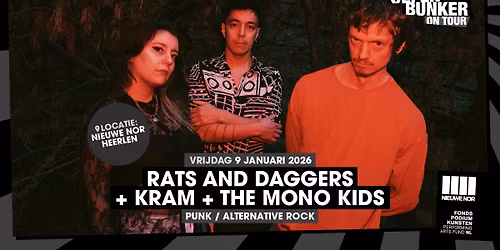 Rats and Daggers +KRAM + The Mono Kids