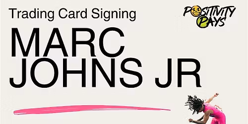 Marc Johns Jr. Trading Card Signing