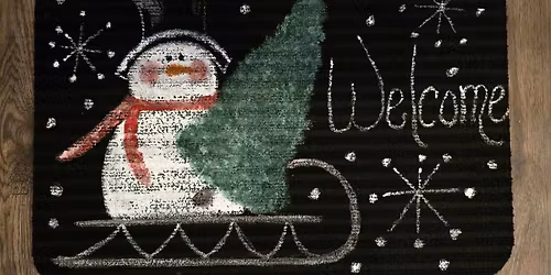 Snowman Mat Paint and Sip