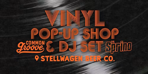 Vinyl Pop-Up Shop & DJ Set!