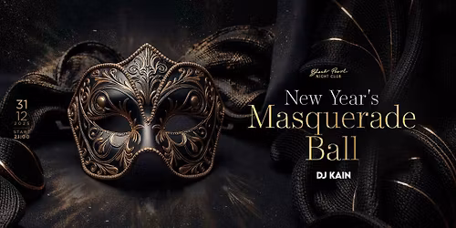 MASQUERADE BALL \ud83c\udfad NEW YEAR\u2019S 2025\/2026 \u2022 Black Pearl Disco Club \u2728