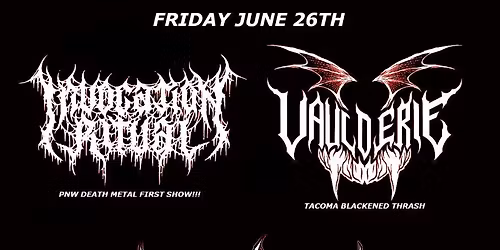 INVOCATION RITUAL \/\/ VAULDERIE \/\/ BURIAL RITES