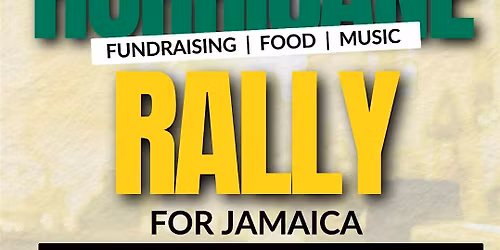 COGIC Aston Present: Hurricane Rally for Jamaica