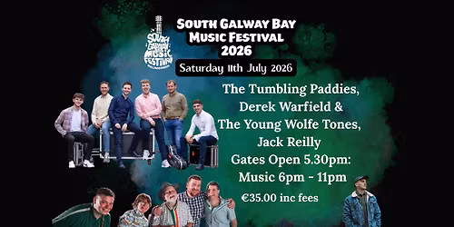 South Galway Bay Music Festival Saturday 11th July 2026