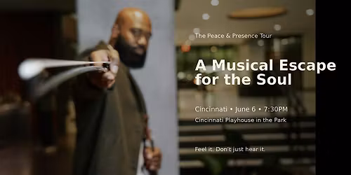 The Peace & Presence Tour: Soul Violinist Omari Dillard