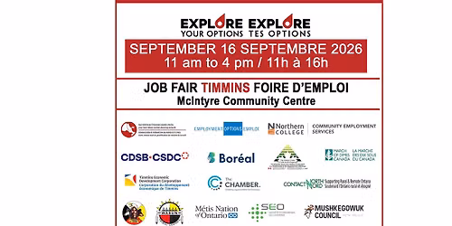 Explore Your Options Job Fair - Timmins