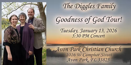 The Diggles Family in Concert at Avon Park Christian Church, Avon Park, FL