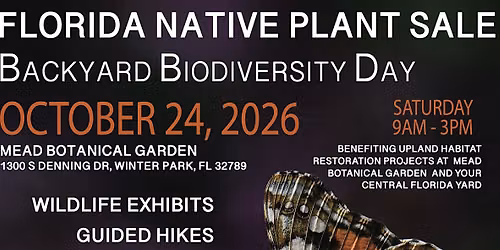 Backyard Biodiversity Day Native Plant Sale