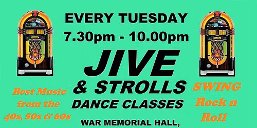 Jive Dance Class Rock n Roll Swing Lindy plus line dance strolls Trimpell