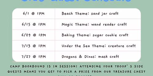 Camp BookBound Side Quest - Magic Wand Reader