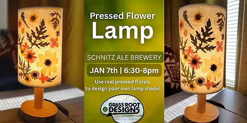 Pressed Flower Lamp | Schnitz Ale Brewery