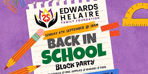 Back in School Block Party