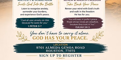Overcoming Anxiety Workshop 