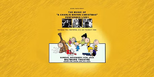 A Charlie Brown Christmas Concert live at Biltmore Theatre