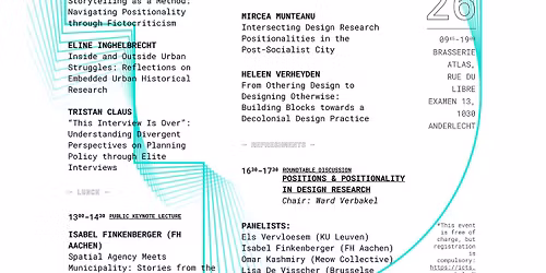 UULP Seminar 2026 - Locating the Designer: Position and Positionality in Spatial Practice