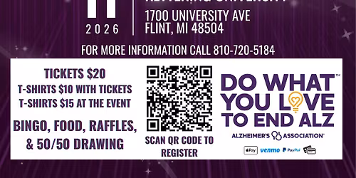 Bougie Bag Bingo 2026 - Do What You Love to End ALZ