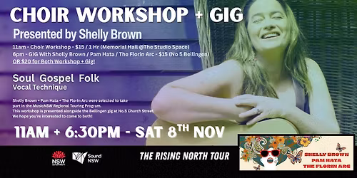 Choir Workshop w Shelly Brown Bellingen