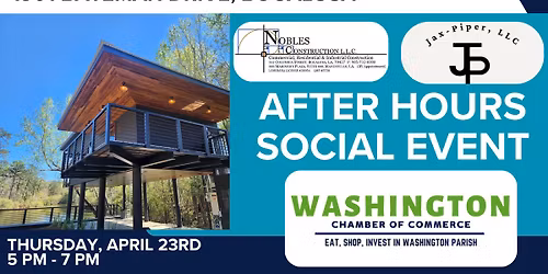After Hours Social Event- Nobles Construction, LLC& Jax-Piper, LLC