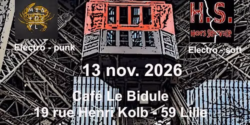 H.S. et Meat Ozyl live caf\u00e9 le Bidule