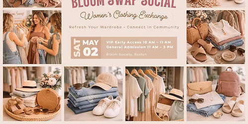 Bloom Swap Social | Women\u2019s Clothing Exchange