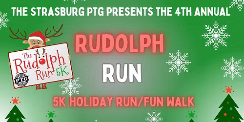 Strasburg PTG Rudolph Run 5k Holiday Run\/Fun Walk