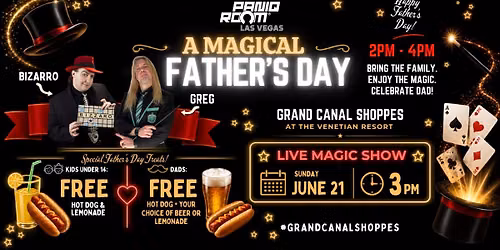 A Magical Father's Day at PanIQ Room Las Vegas