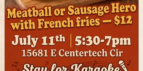 Sausage or Meatball Hero meal