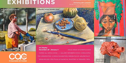 November 20th Open House & Art Opening at Crossroads Art Center
