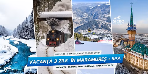 Vacan\u021ba la munte + schi \u00een \u021aara Maramure\u0219ului (1-5 ianuarie)