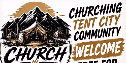 Church in tent city-Lawton,Oklahoma
