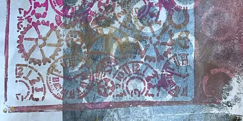 Art for Wellbeing Saturdays- Experimental Gel plate print Class