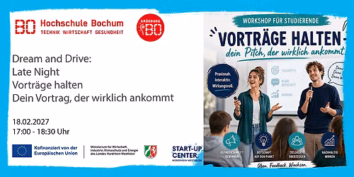 Dream and Drive: Vortr\u00e4ge halten \u2013 dein Vortrag , der wirklich ankommt