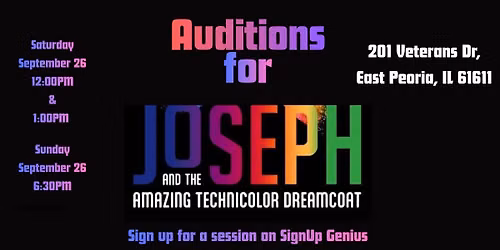 Joseph 2026- Auditions