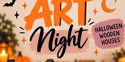 Spooky Glow Houses | Art Night