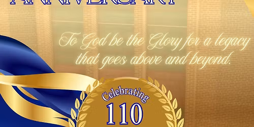 110th Church Anniversary Banquet