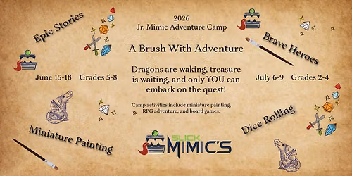 A Brush With Adventure - Jr. Mimic Adventure Camp Grades 5th - 8th