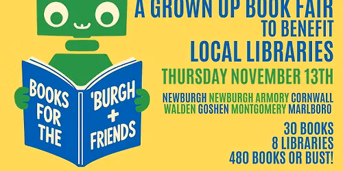 3rd Annual Books for the 'Burgh + Friends