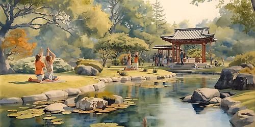 Sound Bath & Yoga at The Japanese Tea Garden