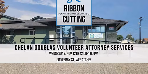 Ribbon Cutting with Chelan Douglas Volunteer Attorney Services