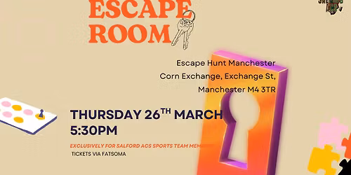 Sports Social \u2013 Escape Rooms