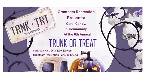 Grantham's Trunk or Treat & Halloween DJ Dance
