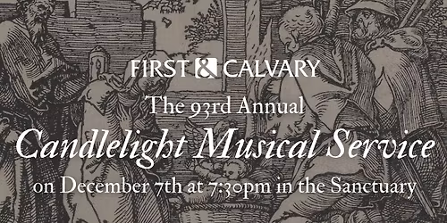 93rd Annual Candlelight Musical Service