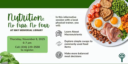 Nutrition: No Fuss, No Fear