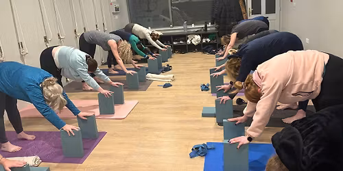Iyengar yoga - beginner level class