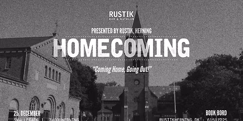 HOMECOMING X RUSTIK