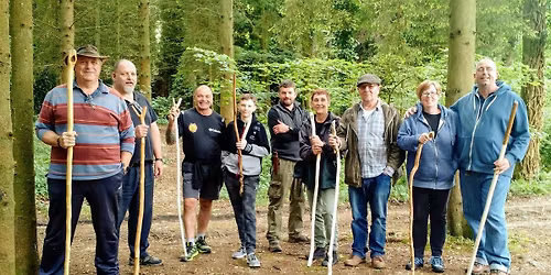 Whittle your own Walking Stick, Merlin Staff or Foraging Crook - Canterbury